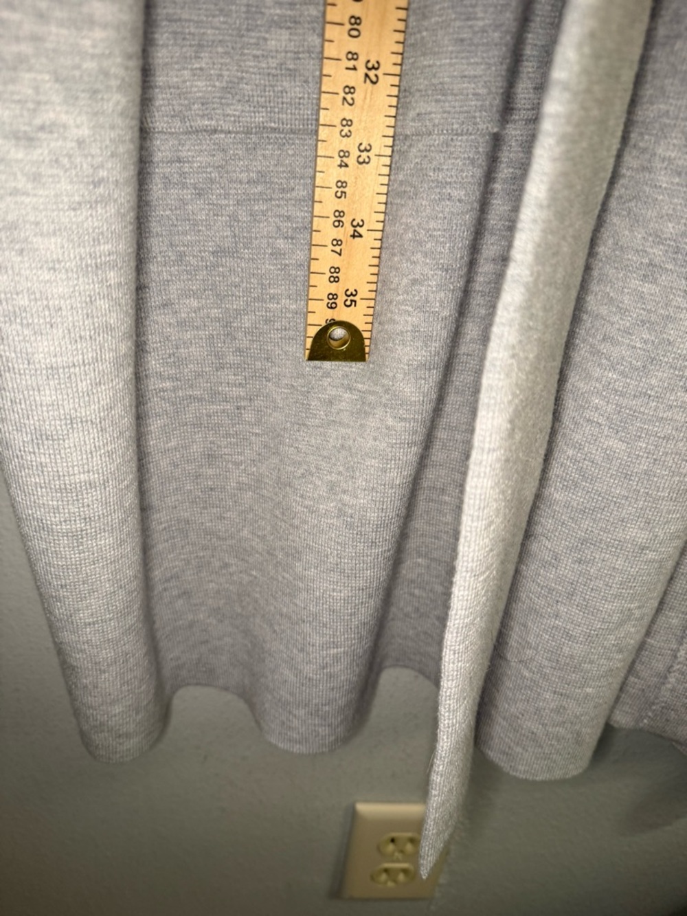 J. Crew Light Gray Open-Front Long Coatigan - Picture 6 of 6